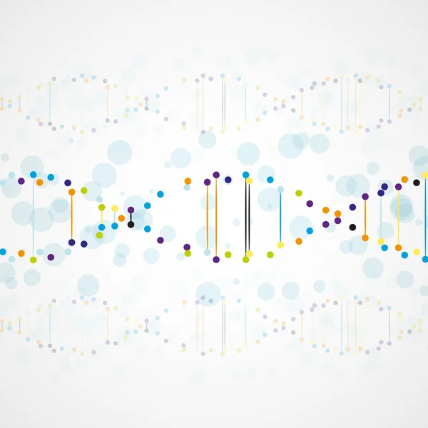 Abstracte futuristische Dna — Stockvector