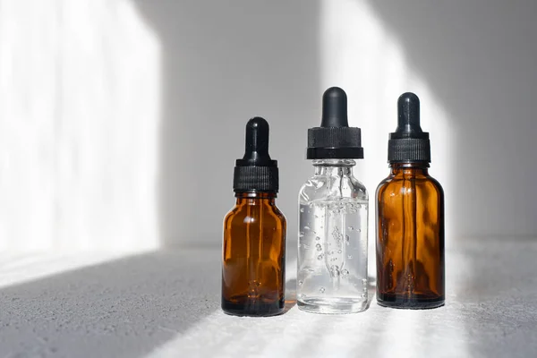 Botol Kaca Minyak Mineral Kecantikan Dengan Dropper Untuk Kulit Rambut Stok Gambar Bebas Royalti