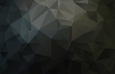 Soyut Vektör Askeri Kamuflaj Karanlık, kirli Arkaplan Geometrik Üçgen Şekilleri.