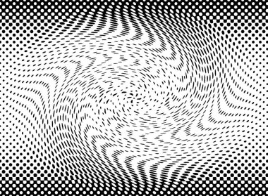 Vektör siyah beyaz siluet yarım ton arkaplan. Sırayla. Arkaplan, tasarım ögesi.