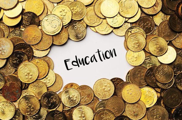 Фон монет Малайзии со словесным образованием в м
