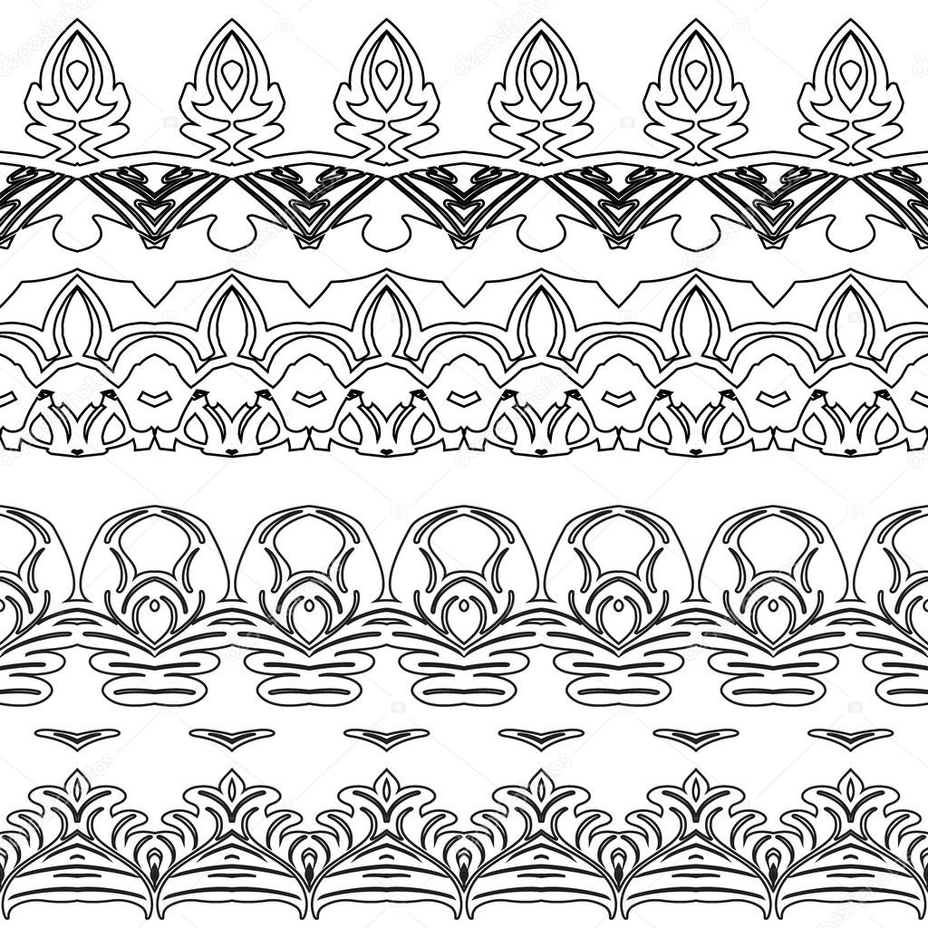 border patterns basics tattoo u2014 stock photo jimny 107268276 border patterns basics tattoo u2014 stock photo jimny 107268276