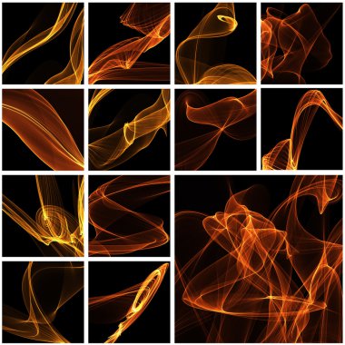  Arka plan kırmızı ve siyah yangın soyut alevler