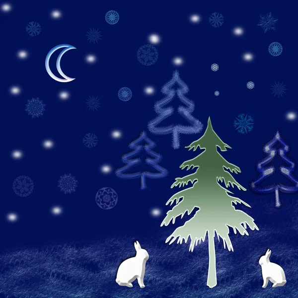 parlak beyaz kar taneleri ile Noel arka plan