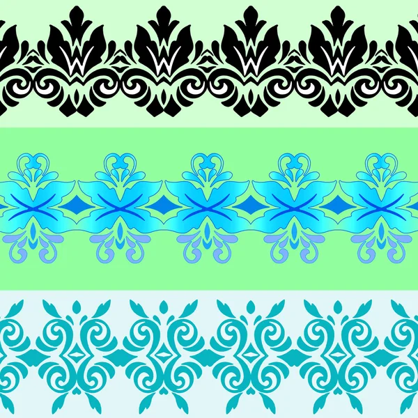 Decorative border strips — Stock Photo, Image