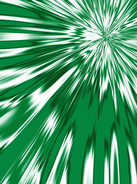 Green light, star burst, stylised fireworks — Stock Photo, Image