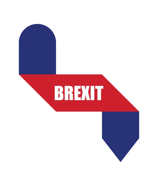 Design de origami abstrato, banners brexit — Vetor de Stock