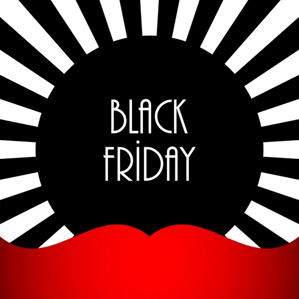 Black friday abstract banner — Stock Vector