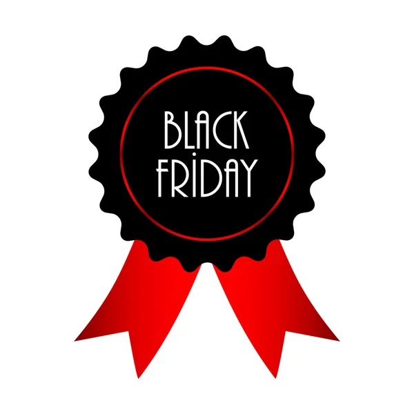 Vector Black Friday label — Stock Vector