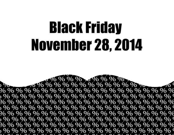 Спеціальний фон чорної п'ятниці 2014 року — стоковий вектор
