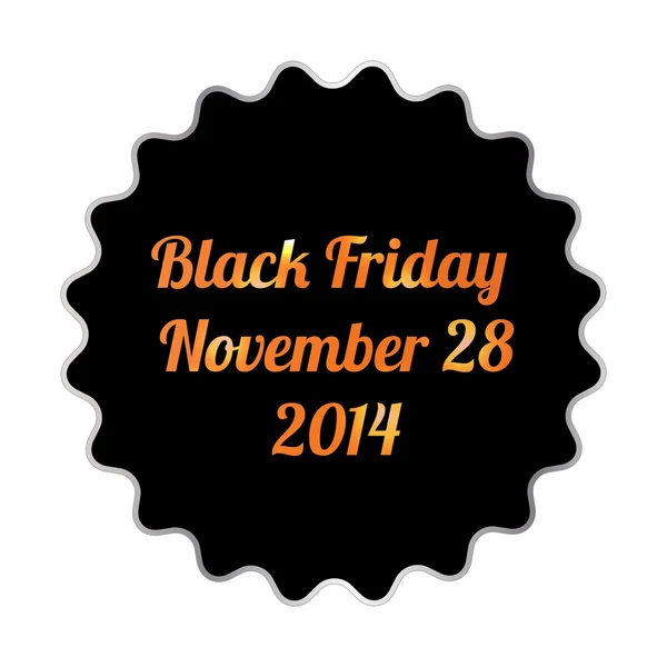 Black friday vector design poster template, eps10 — Stock Vector