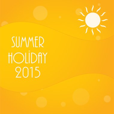 abstract yellow summer background, vector illustration, eps10 clipart