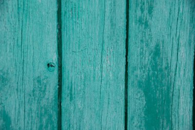 Ahşap doku, arka planda fotokopi alanı. Eski ahır yeşil ya da zümrüt.