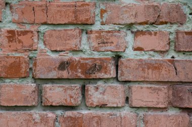 Tuğla duvar, kopyalama alanı, metin için yeri olan arkaplan.