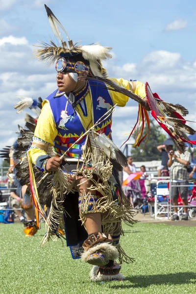 Man in competition powwow dance. — Stock Photo, Image