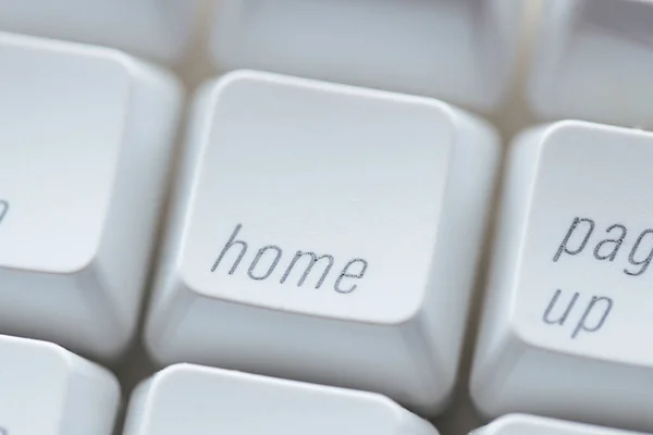 A conceptual close up photo of the help key on a keyboard.