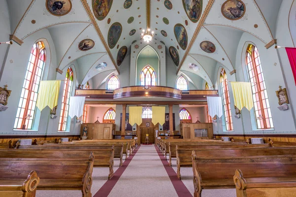 Interior Beauty Ignatius Catholic Mission Ignatius Montana — Stockfoto