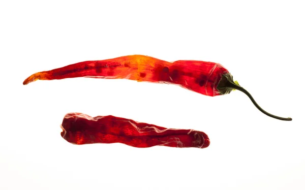 Two dried peppers. — Stock Photo, Image