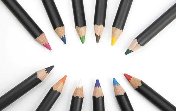 Tužky tvoří oválný tvar. — Stock fotografie