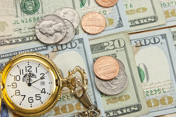 Concept of time is money. — Stock Photo, Image