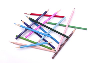 Kalem soyut yığınında boyama.