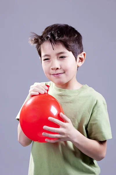 Air viskning från ballong. — Stockfoto