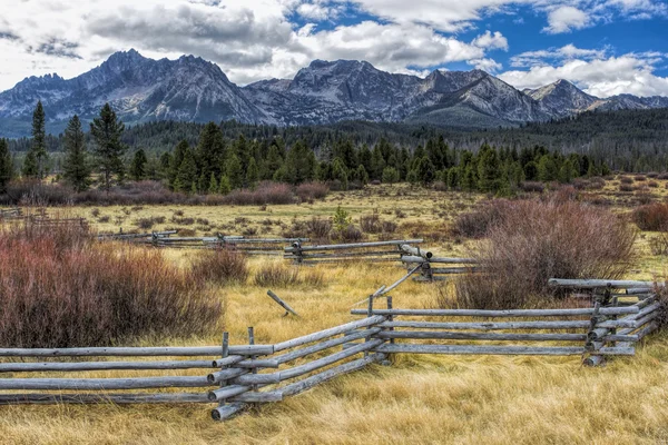 Landschaft in der Nähe von stanley, idaho. — Stockfoto