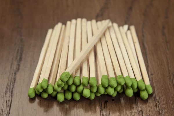 Matchsticks yığını. — Stok fotoğraf