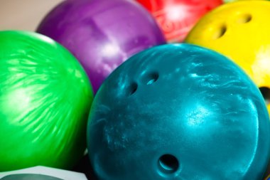 Bovling topları on PIN veya bowling salonu