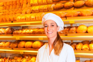 Bayan baker ekmek ekmek satış