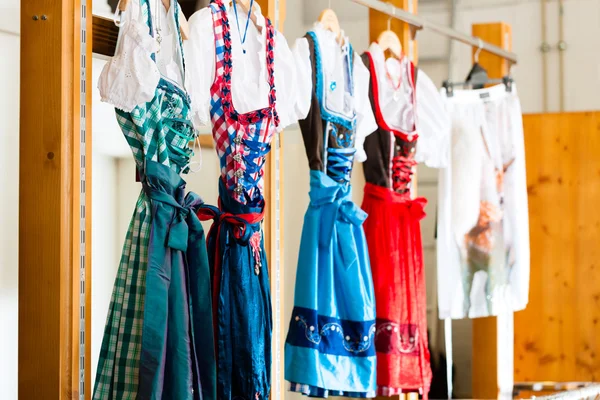 Traditional clothes  in a shop — Stock Photo, Image