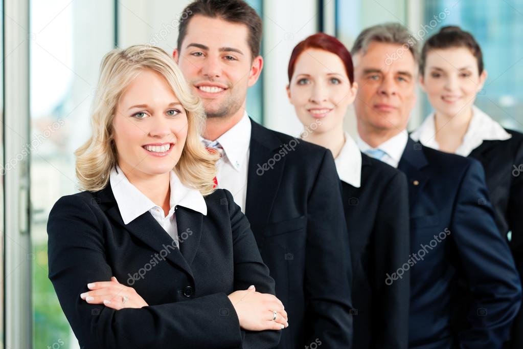 Business - team of professionals in office