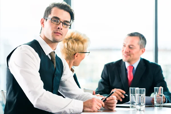 Zakelijke vergadering in functie — Stockfoto