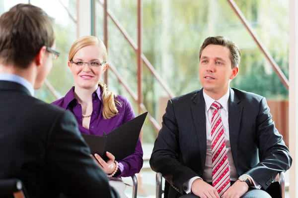 Lavoro di manager e partner — Foto Stock