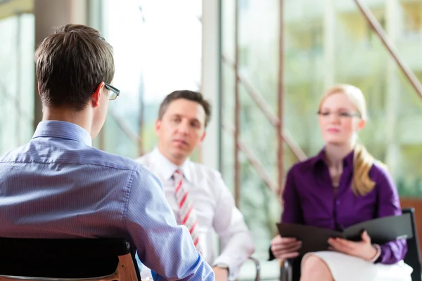 Manager and partner employment job — Stock Photo, Image