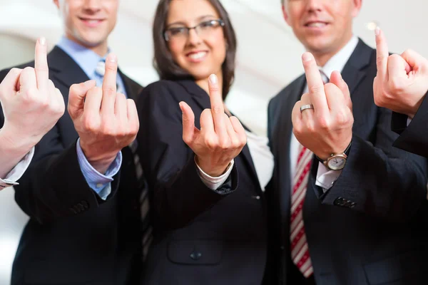 Bedrijfsleven - groep ondernemers in office — Stockfoto