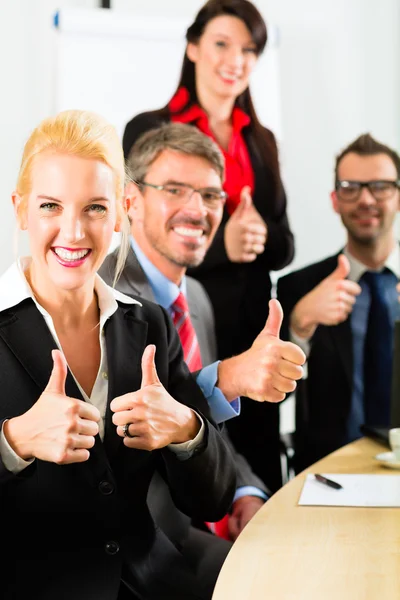 Business - businesspeople have team meeting Stock Image