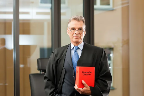 Lawyer with civil law code — Stock Photo, Image