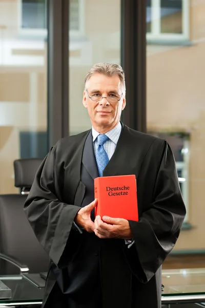 Юрист с гражданским кодексом — стоковое фото