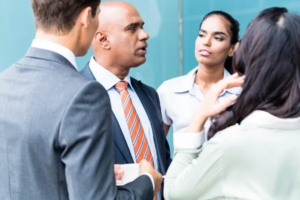 Diversity business team with coffee in office — Stock Photo, Image