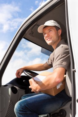 Posta Servisi - bir paket teslim