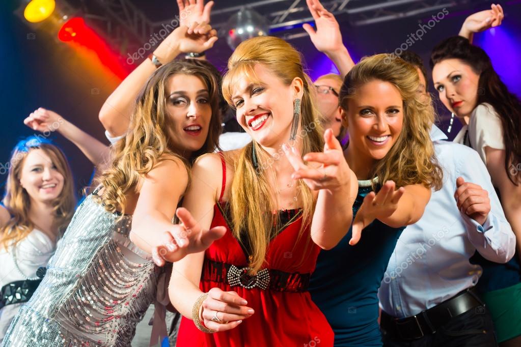 Party People Dancing In Disco Club Stock Photo Kzenon