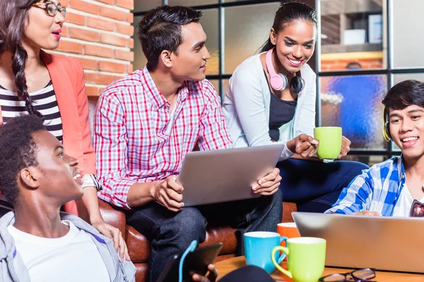 diversity college students learning on campus