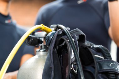 Divemaster ve diver kursu öğrencileri