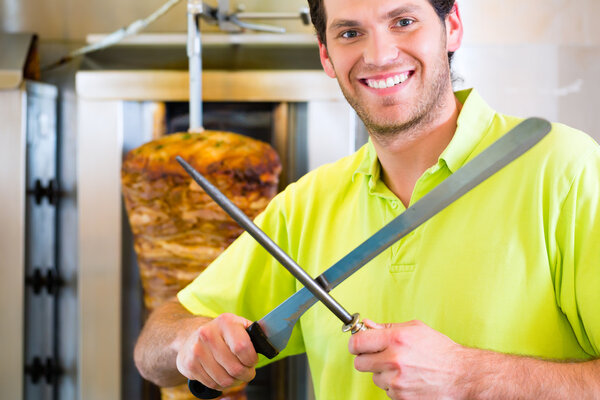 Kebab - hot Doner with fresh ingredients