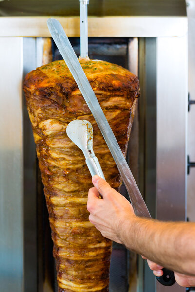 Kebab - hot Doner with fresh ingredients