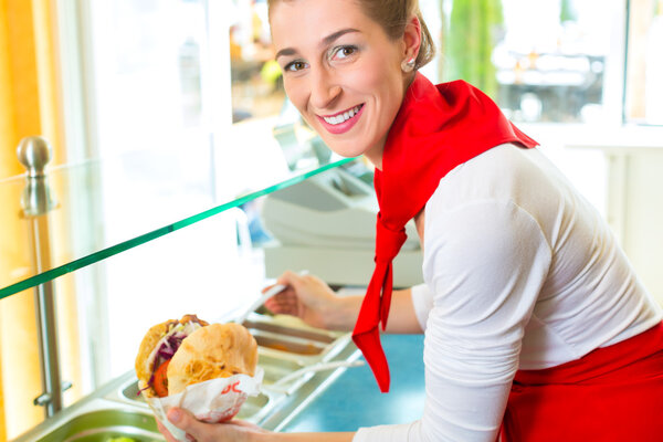 Kebab - hot Doner with fresh ingredients