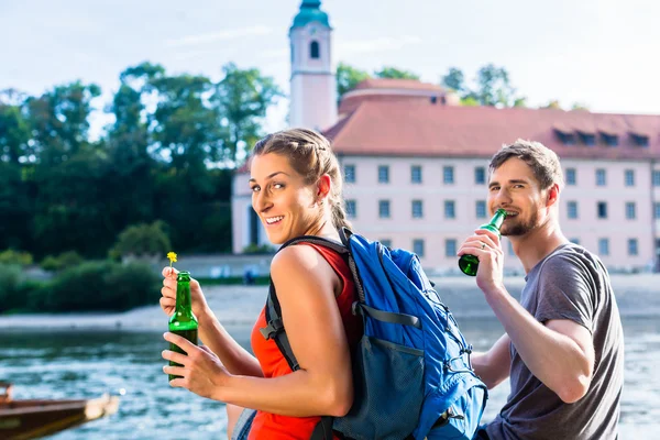 Beberapa pendakian di biara Danube Weltenburg — Stok Foto