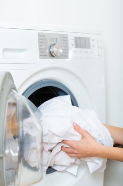 Housekeeper with washing machine