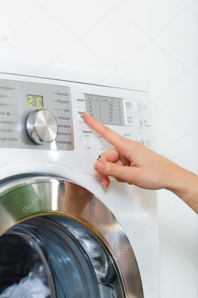 Housekeeper with washing machine